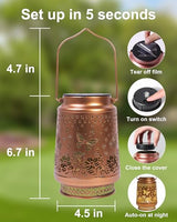 Butterfly Gifts for Women Butterfly Solar Lantern Mothers Day Gifts Birthday Gifts for Women Mom Grandma Sister Friend Garden Decor Metal Solar Lights Outside Decorative for Yard Patio Pathway Porch