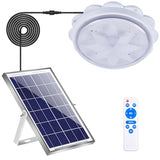 MEIHONG Solar Ceiling Light, Solar Shed Light Indoor Outdoor Use with Timer