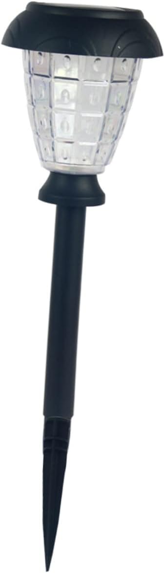 balacoo 2pcs Solar Ground Lamp Outdoor Decorative Garden Lights Landscape Insert Lights for Patio Park Straw Hat | Lumora