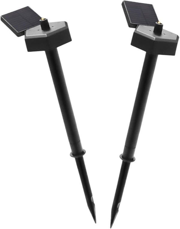 VICASKY 2pcs Solar Garden Pathway Lights Outdoor LED Waterproof Lawn Stake Lamps for Yard and Patio Decorative | Lumora