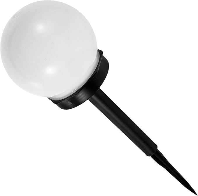 LIFKOME Solar Lawn Light Outdoor Garden Solar Pathway Lamp Waterproof Ground Plug Light Warm White for Yard Landscape Decoration