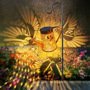 2 Pack Solar Watering Can Lights, Hummingbird Gifts for Women Mom Grandma Birthday, Waterproof Outdoor Garden Decor | Lumora