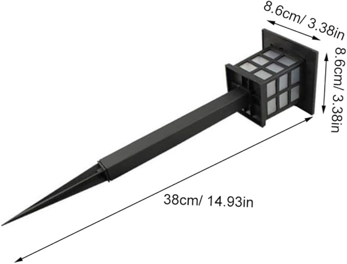 5pcs Solar Pathway Lights Outdoor Solar Spike Lights for Driveway Garden Walkway Landscape Warm