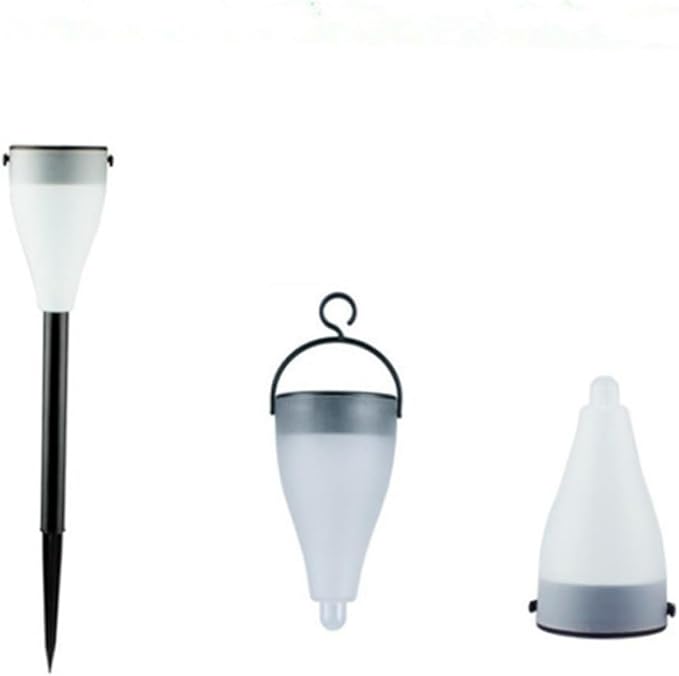 Luxshiny LED Solar Lawn Light Outdoor Waterproof Colorful Solar Garden Path Light with Ground Stake, Seven-Color Changing Landscape Lamp for Yard and Patio Decoration