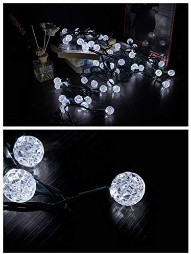 LAMPHOME 50 LED G20 String Light in 12.8ft,Indoor Outdoor Fairy String Light for Christmas,Party,Home,Patio | Lumora