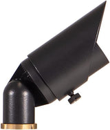 VOLT Top Dog Scotty 12V Cast Brass Mini Outdoor Spotlight (Black) for Low Voltage Landscape Lighting of Yard, Lawn | Lumora