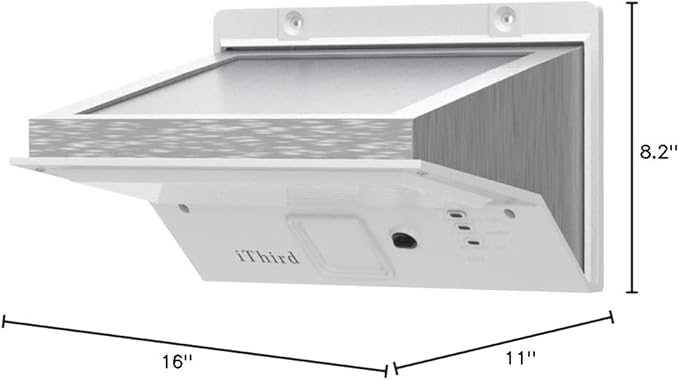 iThird Solar Powered Outdoor Lights, Solar Lights Outdoor Motion Sensor Stainless Steel Solar Security Lights for | Lumora