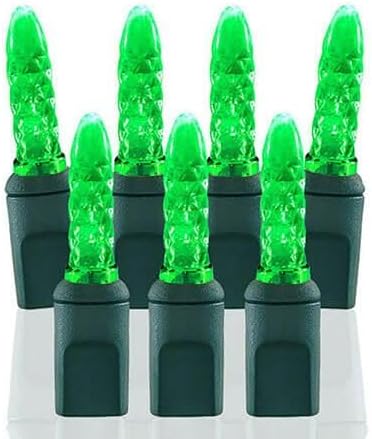 Pro Christmas M5 LED Christmas Lights - 70 Count Mini 5mm String Lights - Professional Grade Indoor/Outdoor Commercial Holiday Light Set for Trees, Bushes, & Décor - Green
