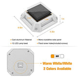 VOLISUN Solar Outdoor Driveway Lights Dock Deck Step LED Lights 8-Pack
