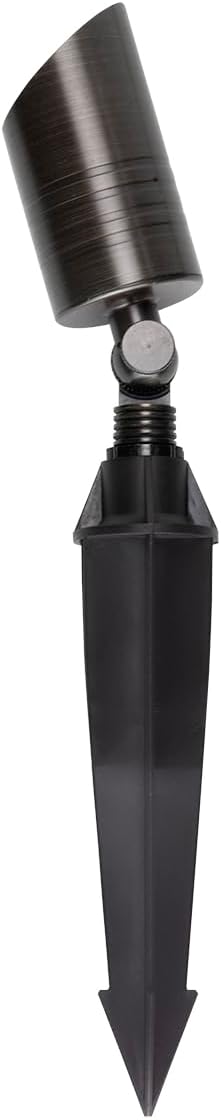 W58371 Proline RAL-8100 2-Pack Low Voltage LED Landscape Spotlight – Solid Brass, Bronze Finish, 12V Outdoor | Lumora