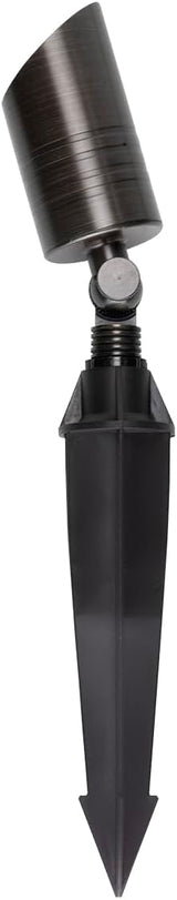 W58371 Proline RAL-8100 2-Pack Low Voltage LED Landscape Spotlight – Solid Brass, Bronze Finish, 12V Outdoor | Lumora