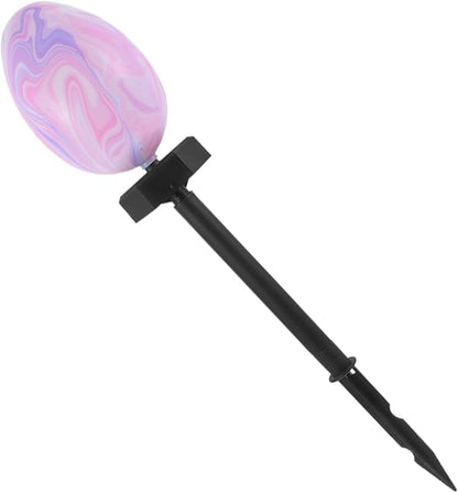 Toyvian Solar Easter Stake Lights Led Garden Decor for Outdoor Patios Yards and Pathways Design for Festive Decoration