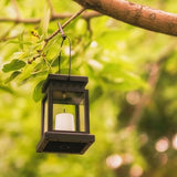 GIGALUMI Solar Lanterns Outdoor Waterproof, 4 Pack Hanging Solar Lanterns