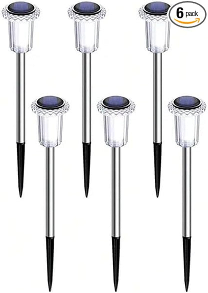 Solar Pathway Lights Outdoor – Waterproof Warm White LED Landscape Lighting for Yard, Garden, Driveway, Walkway, Patio, Lawn, Path (6)