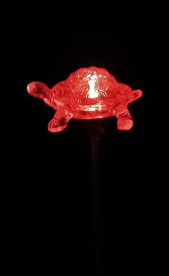 Starry Illuminate 3 PCS Solar Color Changing Style Garden Stake Light Pathway Stake Light (Turtle)