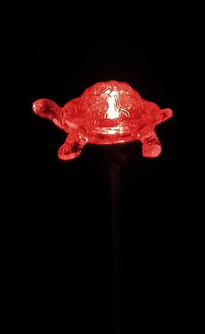 Starry Illuminate 1 PCS Solar Color Changing Turtle Style Garden Stake Light