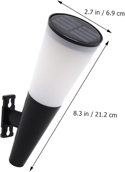 Gadpiparty Solar Pathway Light Led Courtyard Lamp for Outdoor Decoration Solar Wall Light for Garden Use Easy to Install Weather Resistant