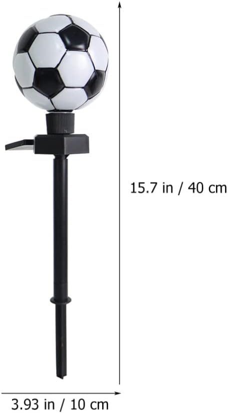GANAZONO Solar Garden Stake Lamp Decorative Soccer Light for Yard Led Lawn Lamp Solar-Powered Patio Decorations