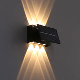 Solar Wall Lights Outdoor,Cordless,Waterproof IP65 Wall Sconce, Up and Down Lamp, Bright Wall Sconce Deck Light for | Lumora