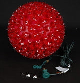 Novelty Lights 10in 150 Light Starlight Sphere, Red, Extra Large Ornament Ball - Outdoor Security Flood Light | Lumora