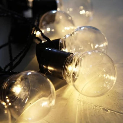 Generic Outdoor String Lights,36 Feet Patio Lights with 30 Edison Plastic Bulbs,Solor Outdoor Waterproof String Lights,Lights for Outside Patio Backyard Porch Balcony Party Decor, Warm White