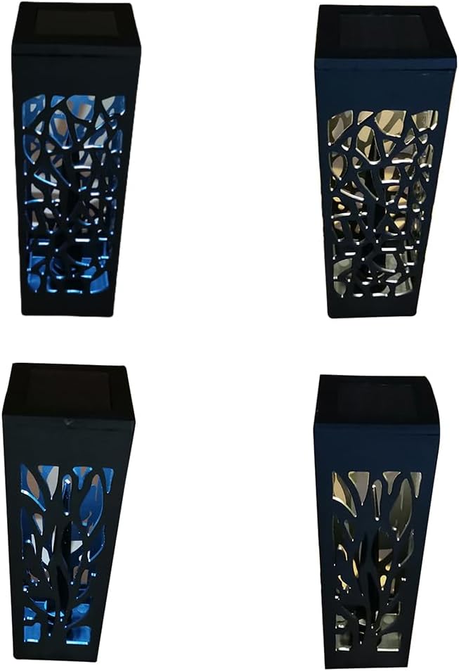 REDYY Waterproof Solar Lights Hollow Led Lamp Yard Decorative Light Solar Walkway Lights for Garden,Landscape,Yard Hollow Led Lamp