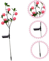 VICASKY Led Lights for Outside Decorative Garden Stake Lights Auto Off Solar Pathway Lamp Apple Shape Ground Stake | Lumora