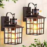 VIANIS 2 Pack Motion Sensor Outdoor Lights for House, Anti-Rust, Waterproof