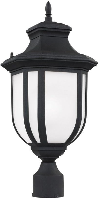 Generation Lighting 8236301EN3-12 One Light Outdoor Post Lantern Black | Lumora