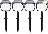 Anern Solar Lights Outdoor Waterproof IP68, 52 LED 2 Lighting Modes Solar Spot Lights Outdoor Yard Garden Landscape | Lumora