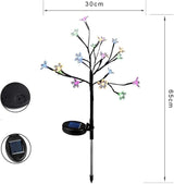 Solar Flower Fairy Light, Colorful Stainless Steel Solar Path Stake Lights for Outdoor Landscape Lighting, Lawn | Lumora