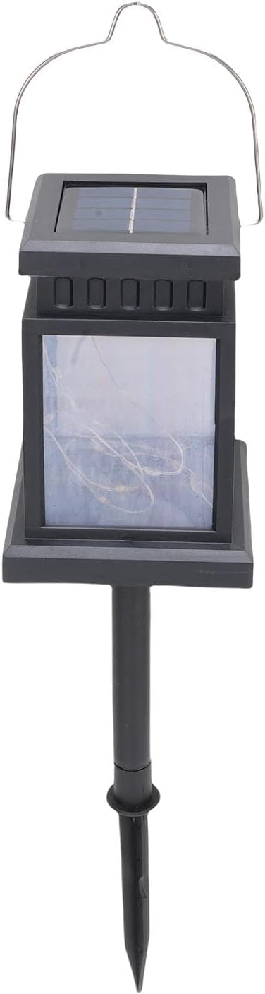 Solar Pathway Light, Warm LED, Auto On/Off, IP44 Weather-Resistant, 10-12 Hours Illumination, for Outdoor Yards and Gardens