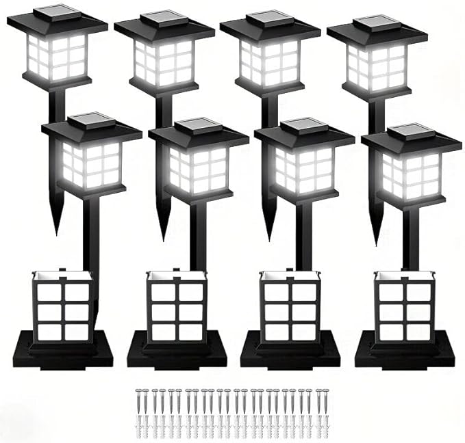 6/12/24 Solar Outdoor Light, 700mA Solar Path Light, IP5510-Hour Long-Lasting LED Landscape Lighting, Suitable for | Lumora