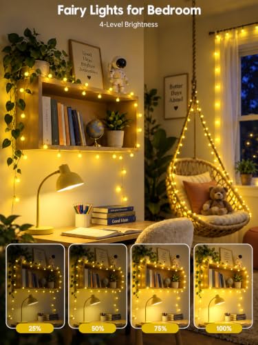2PK 400LED 152FT Connectable Globe String Lights Indoor, Christmas Lights