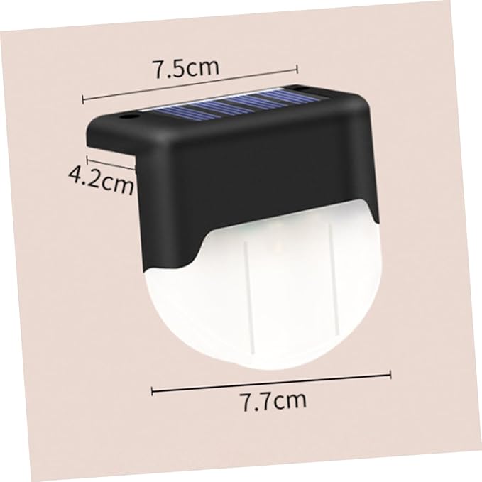 1Pc Solar Stair Light Outdoor Handrail Lamp Warm Lighting for Decks and Fences Solar Powered LED Outdoor Step | Lumora