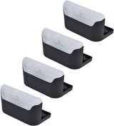 4pcs Solar Deck Lights Outdoor LED Solar Step Lights Illuminate Pathway Yard Patio Stairs Fences (White Light) | Lumora