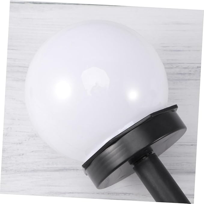 Gadpiparty 4pcs Solar Lawn Light Ground Plug Waterproof Garden Path Lights Warm White Outdoor Landscape Lighting for Yard and Courtyard
