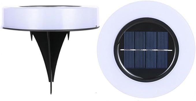 4 Packs Solar Lights Outdoor Garden Ground Lights IP44 Waterproof Solar Powered Pathway Deck Light for Lawn Walkway | Lumora