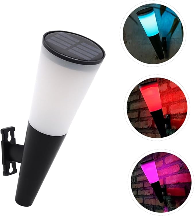VALICLUD Solar Wall Light for Outdoor Use Energy-Saving LED Garden Lamp with Weatherproof Design Easy Installation Solar Lighting for Patio Street and Garden Decoration