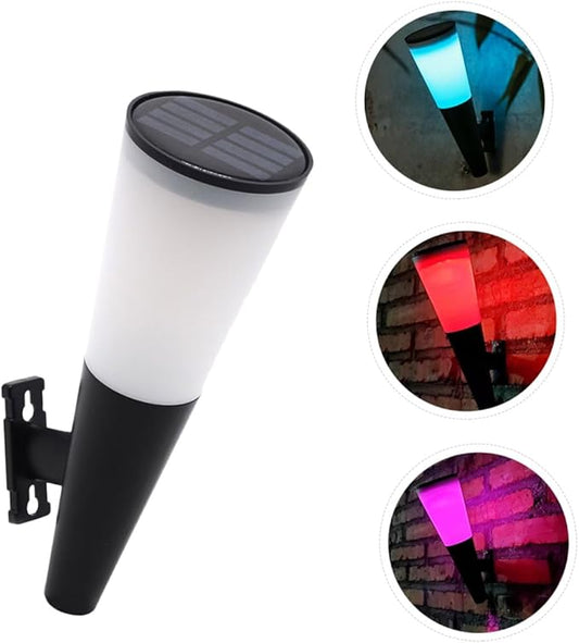 VALICLUD Solar Wall Light for Outdoor Use Energy-Saving LED Garden Lamp with Weatherproof Design Easy Installation Solar Lighting for Patio Street and Garden Decoration