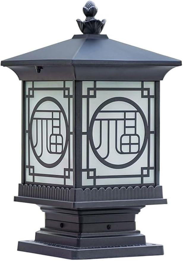 American Style Outdoor Classical Vintage Garden Post Cap Light Waterproof Courtyard Villa Fence Head Lights Pillar | Lumora
