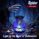 Halloween Solar Lights Outdoor Spider Hanging Solar Lanterns