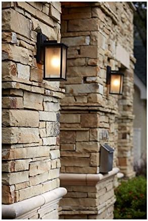 Craftmade Z3714-OBO Riviera Antique-Inspired Outdoor Mission Style Wall Mount Sconce Lighting, 1-Light 100 Watt (6"W x 14"H), Oiled Bronze
