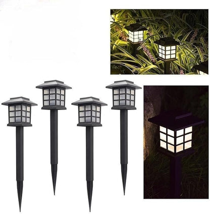 Generic LED Solar Outdoor Lights Waterproof Solar Garden Lights with 10 Hours Lighting for Patio, Yard, Garden, Landscape, Path (White Light, 2Pack), dj003xgd