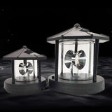 15 * 15 * 17cm Solar Lighthouse Rotating Light, Led Rotating Lighthouse Beacon Lamp Rotating Outdoor Decorative | Lumora