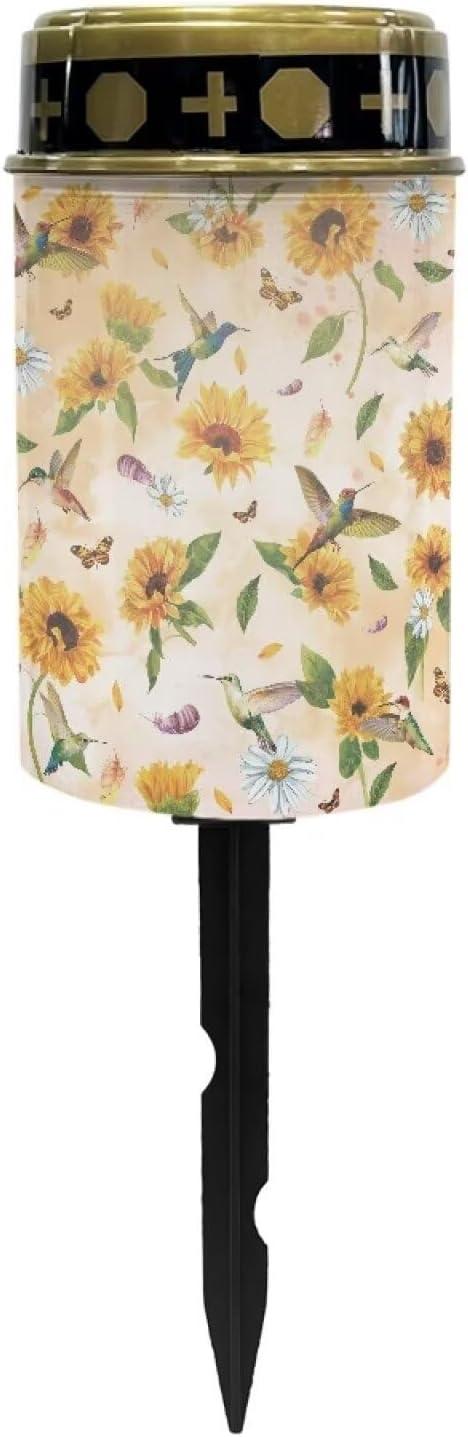 Hummingbird Solar Powered Lights Outdoor Sunflower Outdoor Solar Lights for House Butterfly Solar Pathway Lights Outdoor Yard Lights Outdoor Solar Powered Decoration