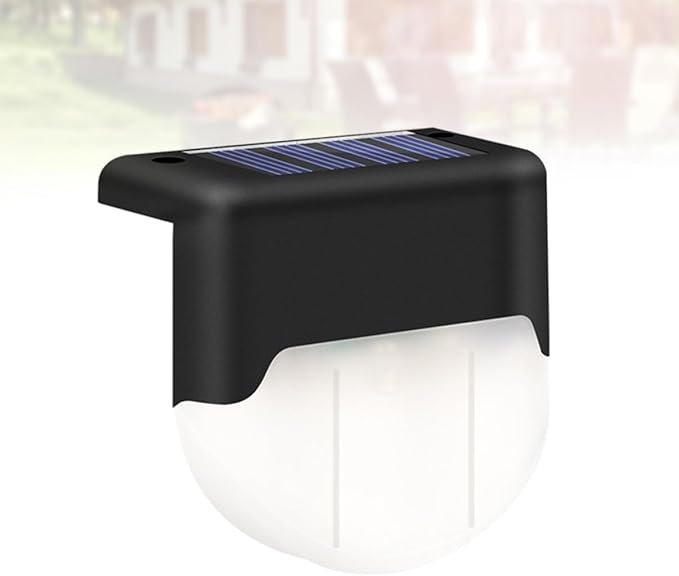 DOITOOL 1pc Solar Powered Led Stair Light Warm Lighting Outdoor Handrail and Fence Lamp for Steps and Pathways Easy | Lumora