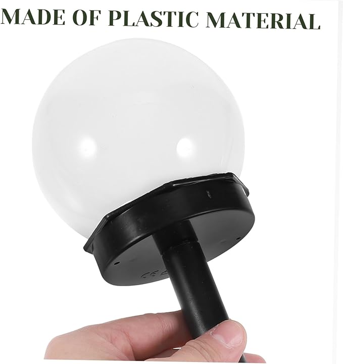 Solar Lawn Light Bulbs Pack of 6 Waterproof Outdoor Garden Lights Solar Lamp for Courtyard Simple Install Landscape Lighting Tools