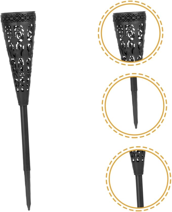 4pcs Solar Pathway Lights Outdoor Waterproof LED Solar Garden Lights Warm White Lawn Yard Patio Landscape Lighting | Lumora