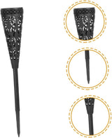 4pcs Solar Pathway Lights Outdoor Waterproof LED Solar Garden Lights Warm White Lawn Yard Patio Landscape Lighting | Lumora